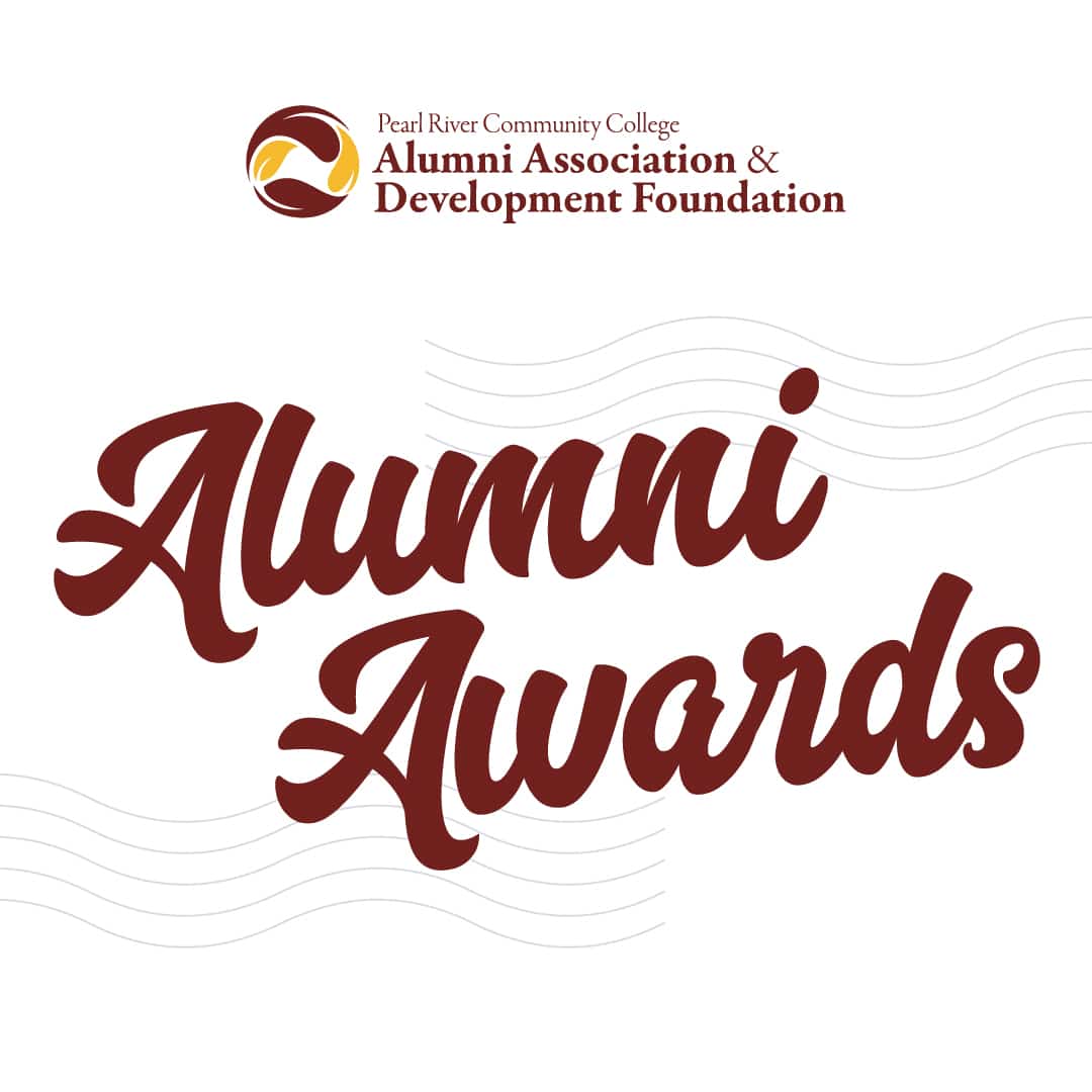 Pearl River Community College Alumni Association & Development Foundation logo with words Alumni Awards