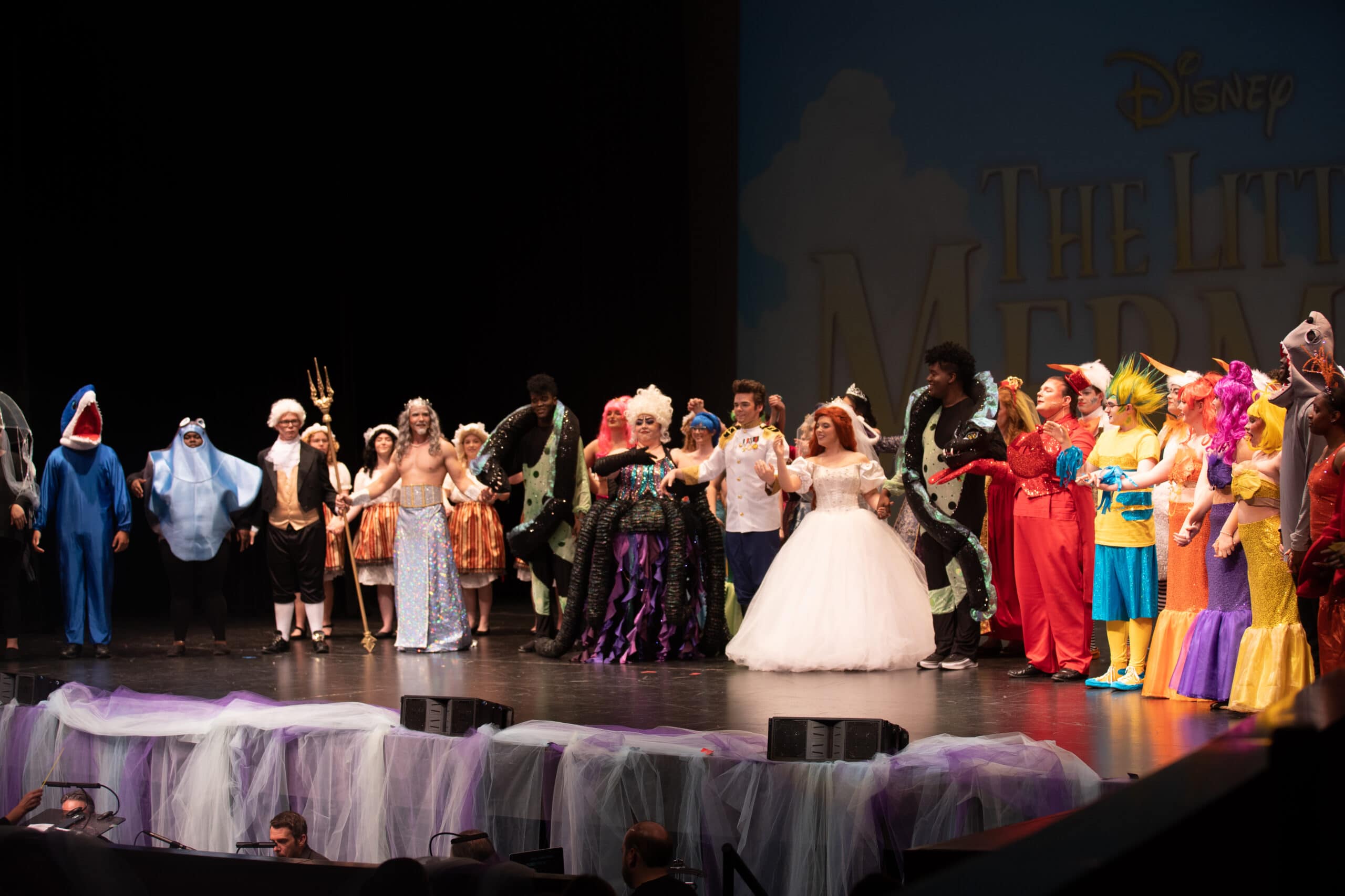 Cast of Disney's The Little Mermaid at PRCC take a bow April 2022