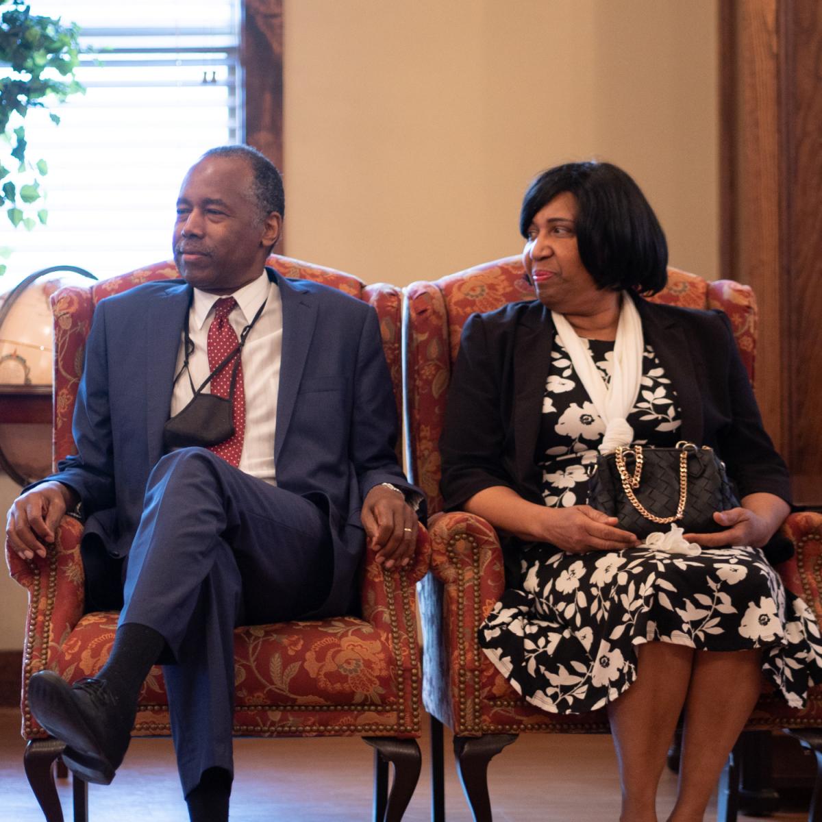 Dr Ben and Candy Carson at PRCC Honors Institute