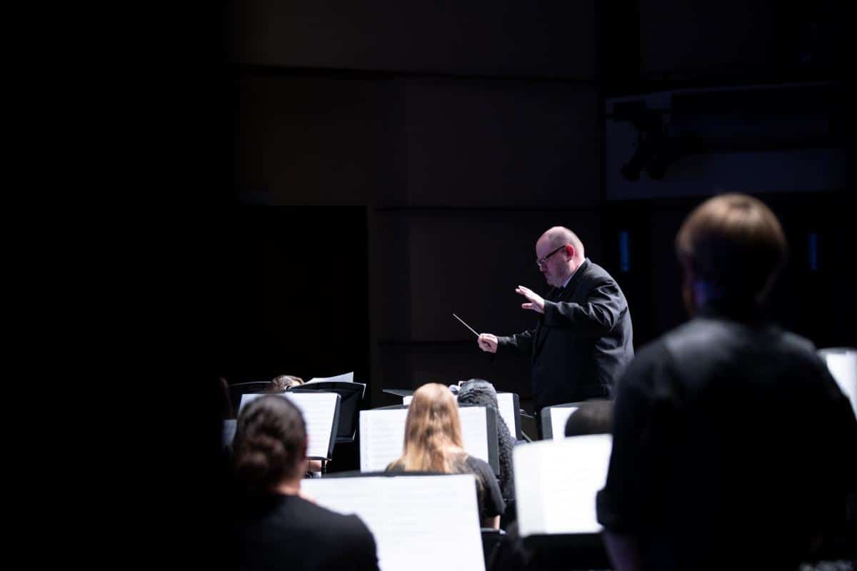 Jerry Pickering conducts PRCC Wind Ensemble 2022