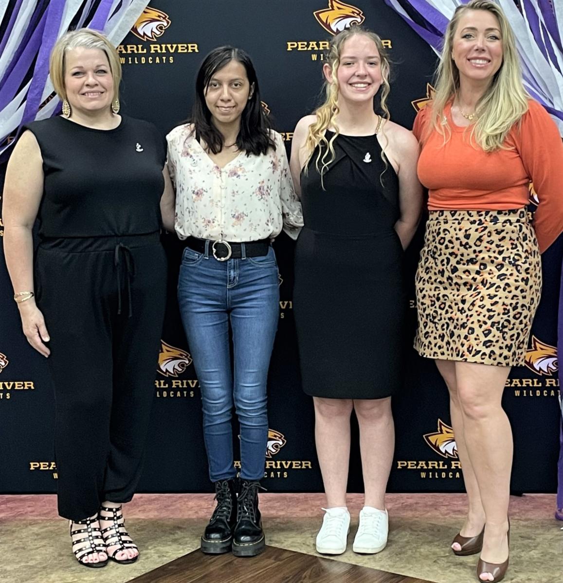 National Technical Honor Society Officers at Spring 2022 induction