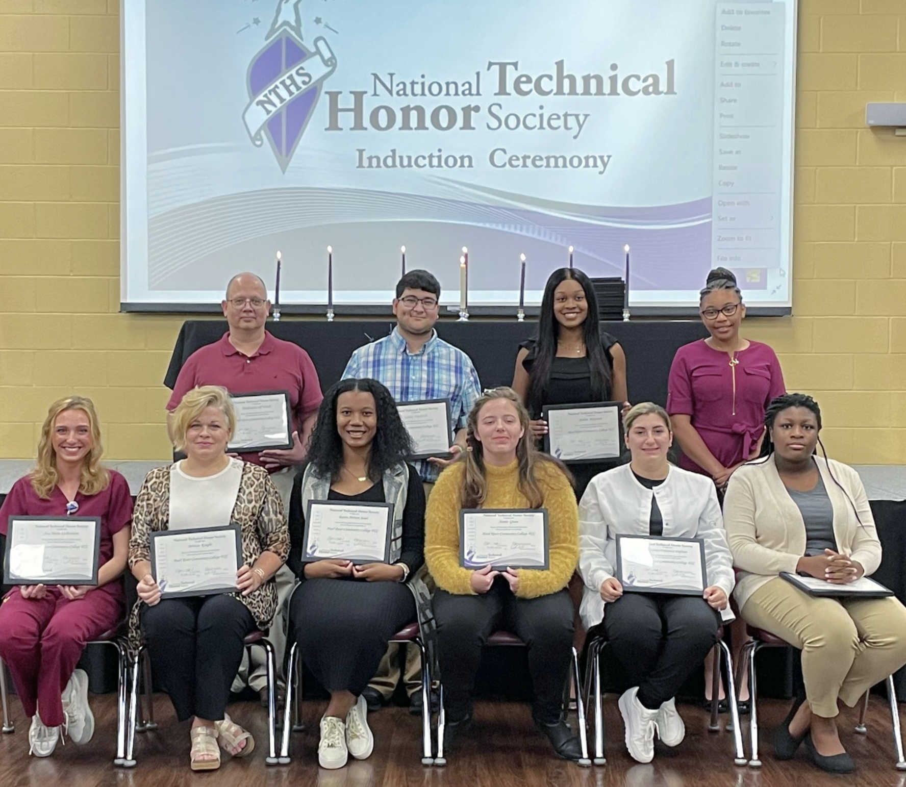 The National Technical Honor Society at Pearl River Community College’s Forrest County Campus  November 2021