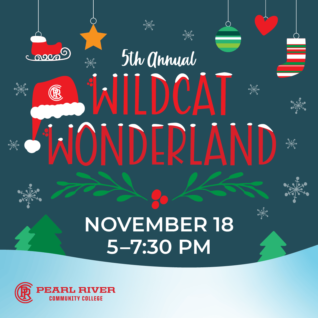 5th annual Wildcat Wonderland November 18 5 to 7:30 p.m. at Pearl River Community College