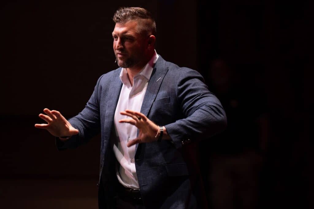 Tim Tebow at PRCC Brownstone August 2023